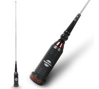 SIRTEL Santiago 600-RA Solo Radiante sin Cable RG y Base | 155 cm | Antenas moviles CB 27 MHz | 5/8 Onda | Varilla Acero-Inoxidable | Sistema de Rotula 90º