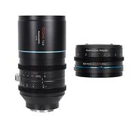 SIRUI 100mm T2.9 1.6X Lente anamórfica de fotograma Completo Lente de Cine Conjunto con 1.25x Adaptador anamórfico (Montaje L)