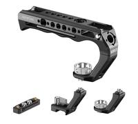 SIRUI 2-in-1 Top Handle para ARRI o NATO, Empuñadura de Jaula de Cámara de Aluminio con 3 Zapatas Cold Shoe, Múltiples Orificios Roscados - Am-MTHA