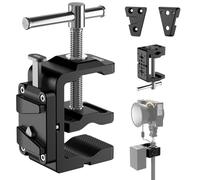 Sirui Abrazadera de batería universal de montaje en V, abrazadera en C de liberación rápida con 2 placas de cuña, compatible con baterías de montaje en V, accesorios y más, color negro, 1 unidad