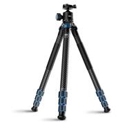SIRUI AM-324 Trípode Profesional con Cabeza Esférica AM-40 Low Gravity, Fibra de Carbono 4 Secciones, Carga 18kg, Altura 153cm, para Cámaras DSLR, Mirrorless y Videocámaras