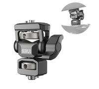 Sirui AM-MT02 - Soporte para monitor de cámara con pines retráctiles de 3/8 pulgadas, soporte de monitor de campo ajustable giratorio e inclinable con pin antitorsión para monitores de 5 y 7 pulgadas