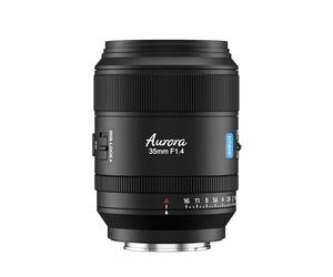SIRUI Aurora 35mm F1.4 Lente Full Frame con Autofoco, Lente Prime Gran Angular para Cámaras con Montura E FX3, FX6, A7, Serie A9, Serie A7R, Serie A7S, ZV-E1, Color Negro