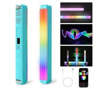 SIRUI Barra de luz LED RGB de 30 W, Tubo de luz T30, 2500 K ~ 7000 K, 2580 Lux/0,5 m (Verde Azulado)