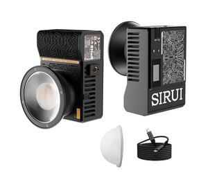 SIRUI C60X Luz Portátil para Fotografía 60W, Diseño Compacto de 0.53KG y Ultra-Silencioso 24.9dB, Carga Rápida 2H, Salida de 13,000 Lux, Control Bluetooth para Iluminación de Video en Estudio