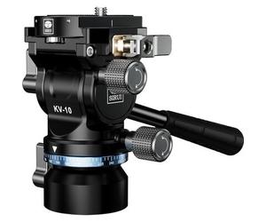 Sirui Cabezal panorámico de vídeo fluido KV-10 Mini con cierre rápido Arca Swiss