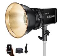 SIRUI CS100B - Lámpara de vídeo LED Bicolor, 100 W, 2700 K-6500 K, iluminación Continua, CRI 96, TLCI 98 3600 Lux/m, Montaje Bowens, Control de aplicación 12 Efectos Especiales para iluminación de