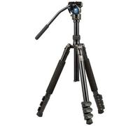 Sirui ET-2004+VA-5 TrÃpode Easy Traveler con cabezal panorÃ¡mico de vÃdeo VA-5 Aluminio negro