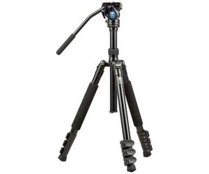 Sirui ET-2004+VA-5 Trípode Easy Traveler con cabezal panorámico de vídeo VA-5 Aluminio negro