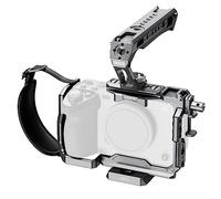 SIRUI FX3 / FX30 Kit Jaula para Cámara con Top Handle, con Cable Clamp HDMI, Agujeros Roscados de 1/4"-20, Agujeros de Localización de 3/8"-16 para ARRI con NATO Nail para Sony FX3 / FX30
