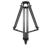 Sirui GFS - 3202 Broadcast de trípode con Funda sin Cabeza (10 x Carbon, 100 mm, semiesférico (Altura 150 cm, Peso 4,3 kg, soporta 25 kg), Color Negro