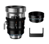 SIRUI IronStar T1.9 1.5X Lente anamórfica Cine, lente de cine de enfoque manual de 35 mm con montura PL nativa, montura EF intercambiable, azul flare