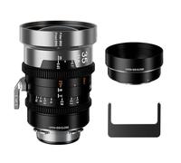 SIRUI IronStar T1.9 1.5X Lente anamórfica Cine, lente de cine de enfoque manual de 35 mm con montura PL nativa, montura EF intercambiable, llamarada neutra