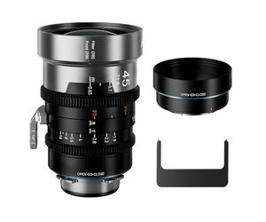 SIRUI IronStar T1.9 1.5X Lente Cinematográfico Anamórfico, 45mm de Enfoque Manual con Montura PL Nativa, Montura EF Intercambiable(Destello Azul)