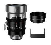 SIRUI IronStar T1.9 1.5X Lente Cinematográfico Anamórfico, 60mm de Enfoque Manual con Montura PL Nativa, Montura EF Intercambiable(Destello Neutral)
