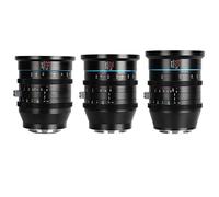 SIRUI Jupiter Macro T2 Full-Frame Cine Prime Lens Set (24mm, 35mm y 50mm Cinema Lens Set), para cámaras con Montura PL, Compatible con Alexa Mini LF, Alexa Mini, Alexa LF