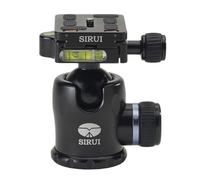 SIRUI K-20X Cabezal de Bola de trípode de Aluminio con rotación de 360° Cabezal de Bola panorámico con Placa QR TY-50X para Arca Swiss y Nivel de Burbuja para trípode, Cámara DSLR, Carga 25kg