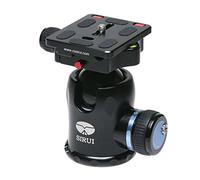 SIRUI K-30X Cabezal de Bola Trípode Aluminio, Rotación de 360 ° Cabezal Bola Panorámico con Placa de Liberación Rápida TY-60X Arca Swiss para Trípode, Monopie, Cámara DSLR, Carga Máxima 30kg