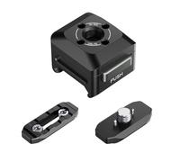 SIRUI - Kit universal de placa de montaje rápido con 2 carriles NATO y soporte de pasador de posicionamiento para adaptador para arri a NATO, base de QR montaje para jaula, mango, AM-QN01