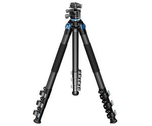 Sirui L-324F+KS-40 Trípode horizontal de fibra de carbono con doble rótula panorámica