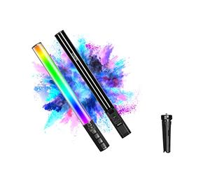 Sirui Lámpara de tubo telescópico a todo color T60, RGB, 97 + CRI TLCI, 60Watt, reproducción precisa del color, modo CCT HSI FX, ajustable 2500-8000 K, control remoto por app