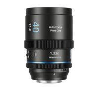 SIRUI Lente anamórfica T1.8 1.33X de 40 mm, lente de enfoque automático S35 para cámaras de montaje L, DC-S5/S5M2, DC-S1/S1H/S1R, DC-S9, SL1, CL, FP, FPL (destello azul)
