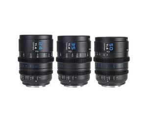Sirui Lente de cine Vision Prime T1.4 Full-Frame 24-35-50 mm negro