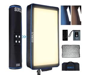 SIRUI Luz LED de vídeo automática Inflable Bicolor, 100 W, softbox, iluminación de vídeo, Control de aplicación/Tablero, Regulable, 2800-8500 K, 12 Efectos de iluminación para Youtube, fotografía al