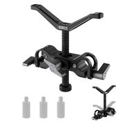 SIRUI LWS 15mm Lens Support Soporte Lente Compatible con Lente de 55mm a 140mm de Diámetro para Lente Larga, 3 Varillas de Extensión para Cámara Réflex Digital - AM-LB35