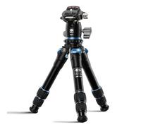 SIRUI Mini trípode con cabeza de bola panorámica de 360°, trípode de viaje de mesa para cámara, sistema de liberación rápida, carga máxima de 15 kg, altura máxima de 16.7 pulgadas, AM-203+KS-5