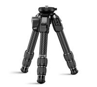 SIRUI Mini trípode de viaje de fibra de carbono serie AM223LS con columna central de fibra de carbono de dos secciones