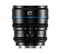 SIRUI Night Walker 75mm Lente de Cine S35/APSC con Enfoque Manual, Gran Apertura T1.2 con Marco S35 para RF Cameras, para BMPCC4K, GH5II, GH6, Z CAM (MS75R-B, RF, Negro)