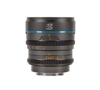 Sirui Nightwalker Series 55 mm T1.2 S35 Lente de cine de enfoque manual Montaje RF, Gun Metal Gray