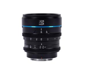 Sirui Nightwalker Series 55 mm T1.2 S35 Lente de cine de enfoque manual Montura RF, negro