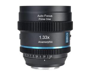 Sirui Objetivo anamórfico 20 mm T/1,8 1,33X S35 AF Leica L Bengala azul