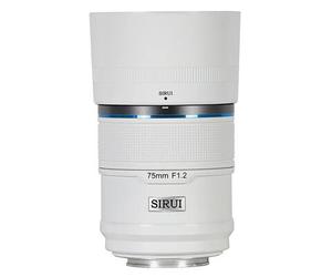 Sirui Objetivo Sniper 75 mm f/1,2 APS-C autofoco Cerámica Montura Sony E blanco