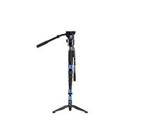 Sirui P-324SR+VH-10X Monopie con Soporte Spider Inclinación de 20 ° Giratorio de 360 ° Aluminio Altura 160 cm Peso 1,4 kg Carga máxima 8 kg Negro