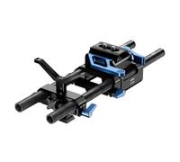 SIRUI Placa Base Universal para Cámara para Riel de Varilla de 15mm con Varillas Dobles de Fibra de Carbono, Soporte de Lente en Forma de Y, Placa de Liberación Rápida para Arca, SC-BPS