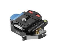 SIRUI Placa de Liberación Rápida para Kit de Base Cuadrada para Arca de 38mm y Abrazadera, Adaptador de Montaje de Cámara con Rosca de 1/4 y 3/8 Pulgadas - QC-55