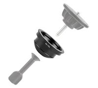 Sirui RX-75A Adaptador media caña 75mm para serie RX aluminio negro