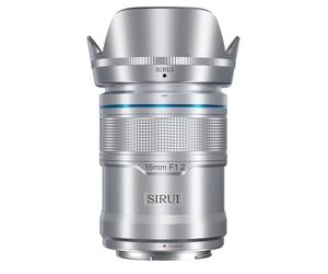 SIRUI Sniper 16mm Lente de Enfoque Automático, F1.2 Objetivo Gran Angular APS-C, Z Mount Lente para Zfc, Z6, Z50, Z9 (Z Mount, Silver)