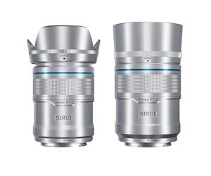 SIRUI Sniper - Juego de lentes de enfoque automático de 16 mm, 75 mm, lente de cámara APS-C gran angular F1.2 para Z8, Z9, Z5, Z6, Z7, Zfc (montaje Z, plateado)