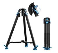 SIRUI SVT75 Pro Trípode Profesional - Fibra de Carbono 153cm, Ajuste 1 Paso, Carga 25kg, Esparcidor Nivel Medio + Mango Rápido para Cámaras de Video (SVT75 Pro)