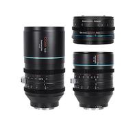 SIRUI T2.9 1.6X - Juego de Lentes anamórficas de Montura en Z con Adaptador anamórfico de 1.25x (35 mm, 100 mm)