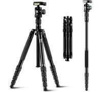 Sirui Traveler T-1005 Cabeza K-10 II Trípode De Aluminio Con Monopie