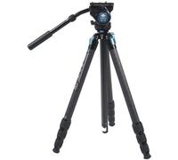 Sirui Trípode de viaje Superb Traveler 224 Carbon impermeable con cabezal de vídeo VH-10