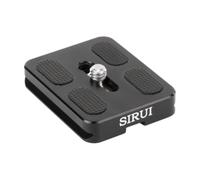 Sirui TY-50E Placa de liberación rápida (Aluminio, 1/4 Hilo de Rosca, Adecuado para Sirui y Arca-Swiss) Negro