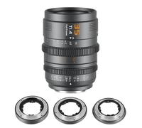 SIRUI Vision Prime 1 Objetivos 35mm Full Frame, E/RF/Z/L-Mount, VP-1 Gris | 35mm Objetivo Cine con Enfoque Manual para Retratos, Apertura Rápida T1.4, Compatible con Sony E, Canon RF, Nikon Z, Leica L