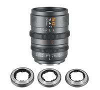 Sirui Objetivo cinematográfico Vision Prime de 50 mm T1.4 para formato completo, compatible con Montura Sony FE, Canon RF, Nikon Z y L-Mount gris gris