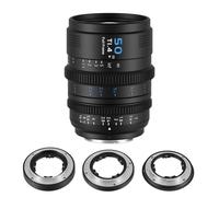 SIRUI Vision Prime 1 Objetivos 50mm Full Frame, E/RF/Z/L-Mount, VP-1 Nero | 50mm Objetivo Cine con Enfoque Manual para Retratos, Apertura Rápida T1.4, Compatible con Sony E, Canon RF, Nikon Z, Leica L